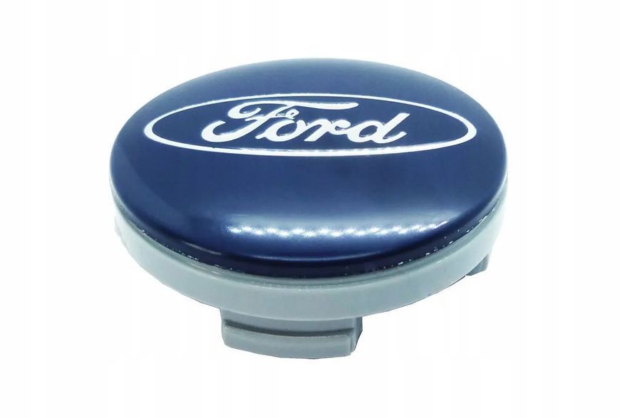 Колпачок в диск Ford, эмблема в колёса 54 мм (1 шт.) Blue-Silver 2064-1 фото