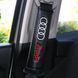 Накладка на ремень безопасности Audi черного цвета 1766 фото 2