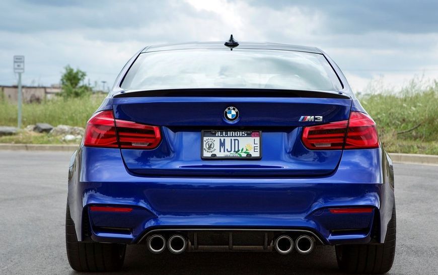 Бампер задній BMW F30 стиль М3 look без ПДК 90 фото