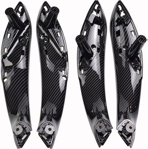 Внутренняя ручка дверей комплект BMW F30 F31 F32 F33 F34 F36 F80 F83 51417279311 Карбон 158 фото