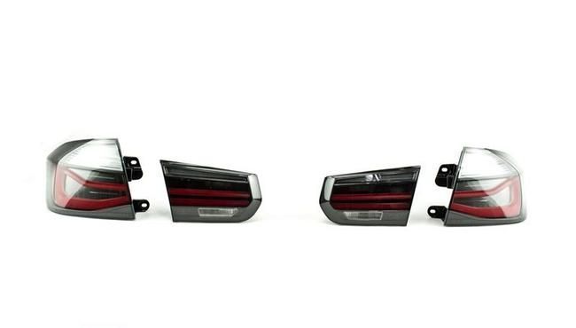Задні ліхтарі BMW F30 F35 F80 в стилі M3 Smoked Темні Black Line 269 фото