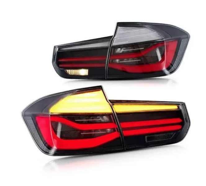 Задні ліхтарі BMW F30 F35 F80 в стилі M3 Smoked Темні Black Line 269 фото