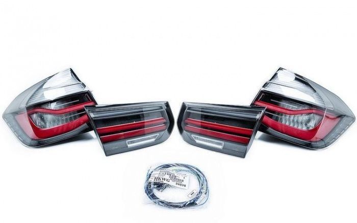 Задні ліхтарі BMW F30 F35 F80 в стилі M3 Smoked Темні Black Line 269 фото