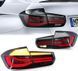 Задні ліхтарі BMW F30 F35 F80 в стилі M3 Smoked Темні Black Line 269 фото 1
