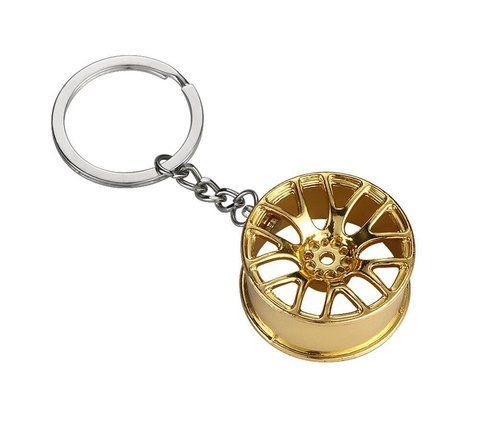 Брелок для ключів для автомобіля Колесо Диск авто Wheel Золото 1269 фото