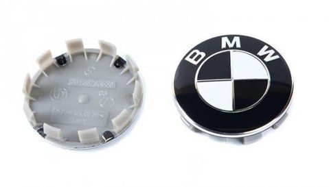 Колпак в диски для BMW 68 мм Черно-белые 362 фото