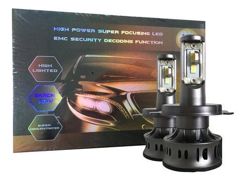 Світлодіодні LED лампи H4 H/L 3000k 4300k 6000k E300 - S 776 фото
