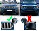 Решітки радіатору BMW X5 E53 Рестайлінг Однореберні Чорний Глянець 701 фото 2