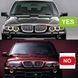 Решітки радіатору BMW X5 E53 Рестайлінг Однореберні Чорний Глянець 701 фото 3