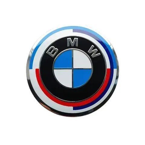 Колпачки в диски BMW M "50 year Anniversary", заглушки в колеса (68 мм) 1958 фото