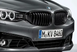 Решітка радіатора Ніздрі BMW 3 Series E90 Рестайлінг Чорний глянець БМВ е90 1623 фото 1