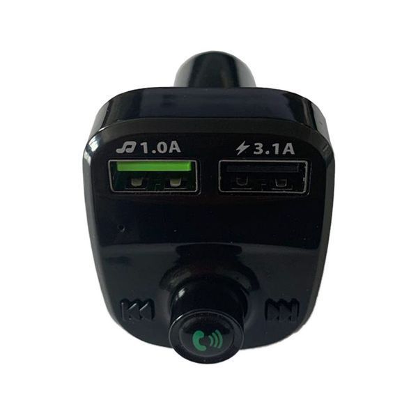 Автомобильный ФМ Bluetooth модулятор FM трансмиттер для авто в машину 2xUSB 3.1 A 64 фото